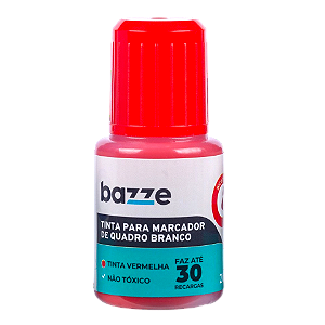 Tinta para Marcador de Quadro Branco Vermelha 20ml