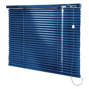Cortina - Persiana Horizontal Azul Alumínio Inúmeros tamanhos, sala, escritório e sacada
