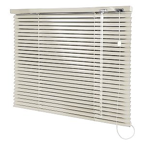 Kit - Cortina - Persiana Horizontal Bege