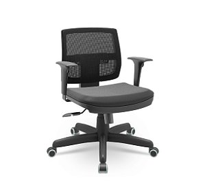 Cadeira Brizza TELA EXECUTIVA, Braço Regulável, Mecanismo Relax.