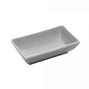Kit - Porta Shoyu Retangular de Melamina Tóquio Granilite 10cm x 6cm x 3cm
