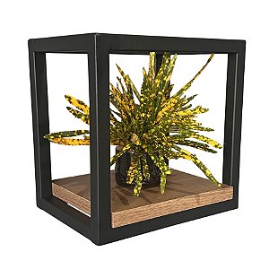 Kit 2 Nichos Quadrados Industriais Individual 30x30x30