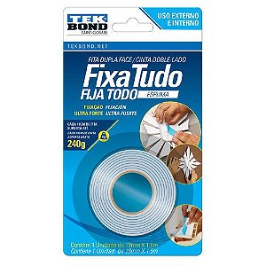 Fita Dupla Face 12mm X2m 500g - Adere
