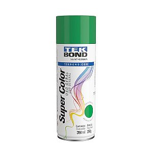 TINTA SPRAY SUPER COLOR VERDE USO GERAL 350 ML (250G) TEKBOND