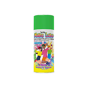 TINTA SPRAY PARA CABELO VERDE MAKE LOKO