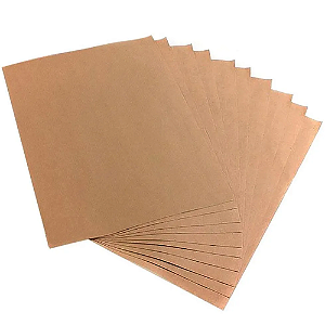 PAPEL KRAFT NATURAL 75 GSM 66 X 96 100 FOLHAS LAMAR