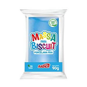 MASSA PARA BISCUIT AZUL CELESTE 90G RADEX