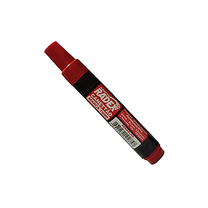 MARCADOR PERMANENTE CANETTAO VERMELHO PONTA 8 x 4 MM 12 UNIDADES RADEX