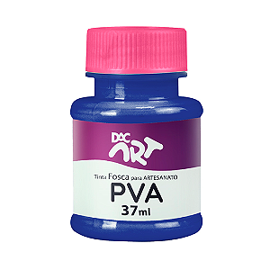 TINTA PARA ARTESANATO PVA AZUL TURQUESA 37 ML 12 UNIDADES DAC