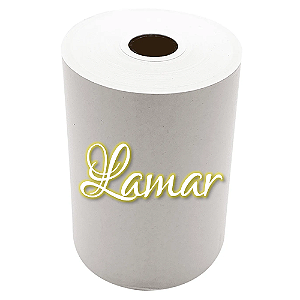 BOBINA TERMICA BRANCA 79MM x 40M 48GR (CUPOM FISCAL) 30 UNIDADES LAMAR