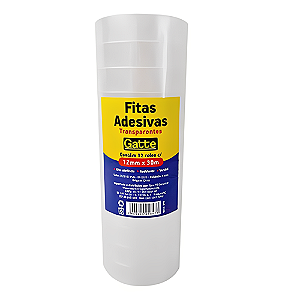 FITA ADESIVA 12 MM X 30 M 12 UNIDADES GATTE