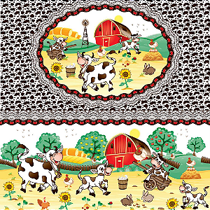 PLASTICO DE MESA TERMICO VAQUINHA MARROM PEÇA COM 30 M x 1,40 L DEKASA