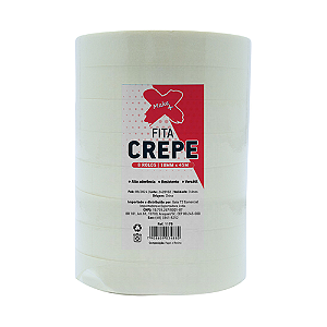 FITA CREPE 18MM X 50M 8 UNIDADES MAKE+