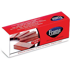 GRAMPO COBREADO 26/6 5000 UNIDADES FRAMA
