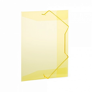 PASTA COM ABA OFÍCIO A02B AMARELO 10 UNIDADES PLASCONY