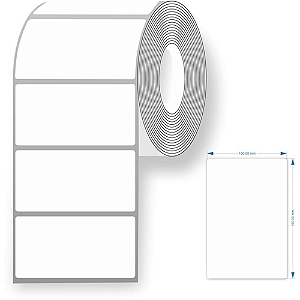 ETIQUETA TERMICA 100 x 150 MM (E-COMMERCE) ROLO COM 200 ETIQUETAS MASTERPRINT