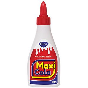 COLA BRANCA ESCOLAR 90G 6 UNIDADES MAXI COLA