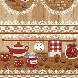 PLASTICO DE MESA TERMICO CHA DA TARDE PEÇA COM 30 M x 1,40 L DEKASA