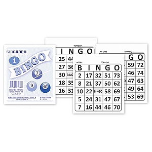 IMPRESSO BINGO 100 FOLHAS (15 UN) 104 x 120 MM SIDGRAPH