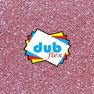 EVA COM GLITTER ROSA BEBE 40x48 CM PACOTE COM 10 FOLHAS DUBFLEX