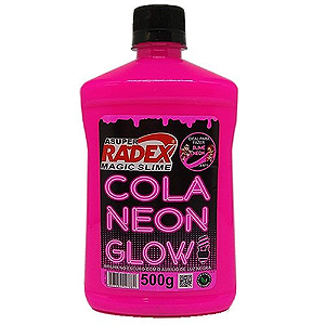 COLA GLOW SLIME NEON ROSA 500G RADEX