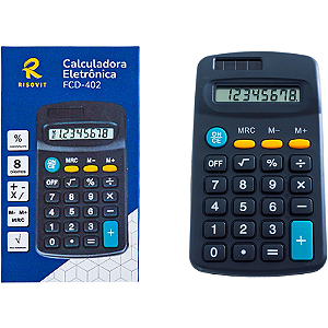 CALCULADORA PEQUENA 8 DIGITOS FCD-402 RISOVIT