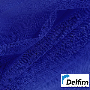 TULE AZUL ROYAL 48 M x 1,20 L DELFIM