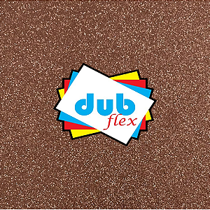 EVA COM GLITTER MARROM 40x48 CM PACOTE COM 10 FOLHAS DUBFLEX