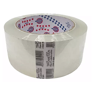 FITA PARA EMPACOTAMENTO (ADESIVO ACRILICO) TRANSPARENTE CRISTAL 45MM X 100M 4 UNIDADES EUROCEL