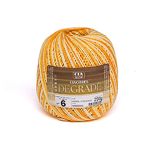 BARBANTE DEGRADE N. 6 200G AMARELO CIACORES