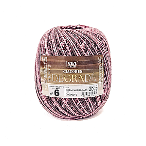 BARBANTE DEGRADE N. 6 200G ROSA CHA CIACORES