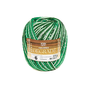BARBANTE DEGRADE N. 6 200G VERDE BANDEIRA CIACORES