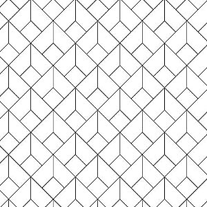 PLASTICO ADESIVO LEOTACK ESTAMPADO GEOMETRIC P & B 45CM x 10M 80 MIC LEOARTE