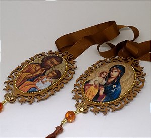 Escapulário de Porta Nossa Senhora e São José