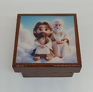 Mini caixa infantil decorada ideal para terço