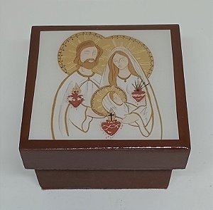 Mini caixa decorada ideal para terço