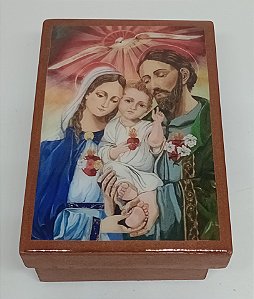 Caixa decorada Sagrada Família