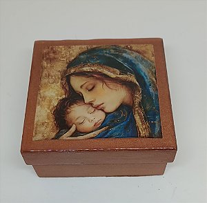 Caixa decorada Nossa Senhora