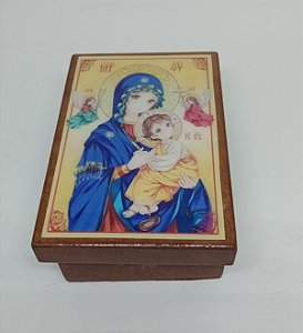 Caixa infantil Nossa Senhora do Perpétuo Socorro em anime