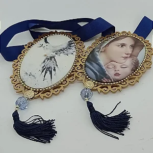 Escapulário de Porta Nossa Senhora e Espírito Santo