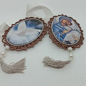 Escapulário de Porta Nossa Senhora e Espírito Santo