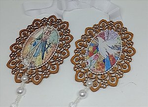 Escapulário de Porta Nossa Senhora e Espírito Santo