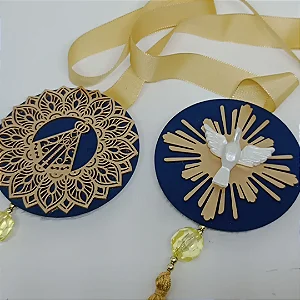 Escapulário de Porta Nossa Senhora Aparecida e Espírito Santo