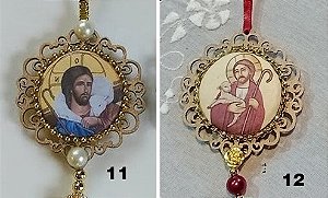 Kit com 10 medalhas Jesus, o Bom Pastor