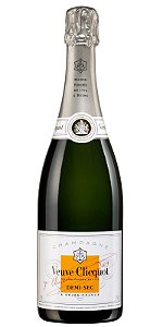 Champagne Veuve Clicquot Demi-Sec com Cartucho 750 ml