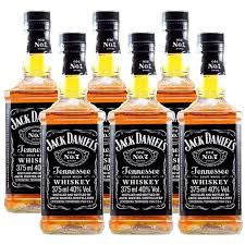 Whisky Jack Daniel's Tennessee 375Ml - Kit com 6 unidades