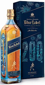 Whisky Johnnie Walker Blue Label  Edição Comemorativa de 200 anos 750ml
