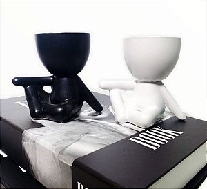 Vaso Cachepot BOB de Cerâmica Sentado