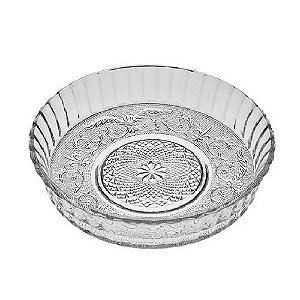 Prato para Bolo / Pudim  de Vidro Redondo - 30cm