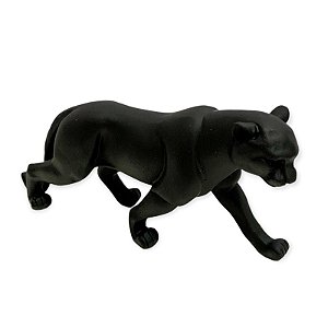 Leopardo em Resina 17x8cm Decorativo